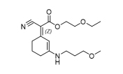 Sunscreen S87 2-ethoxyethyl-2-cyano-2-[(1Z)-3-[(3-methoxypropyl)amino]cyclohex-2-en-1-ylidene]acetate